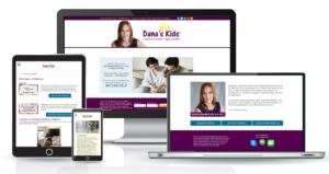 website and graphic design for parent child educator