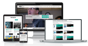 web design for leadership customer service training company