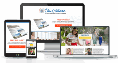 Image of multiple devices showing the website in responsive views