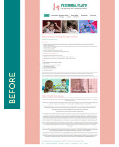 drama therapy web design before