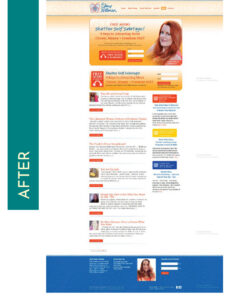 Event and retreat planner website before redesign