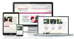 Responsive website design for a drama therapist