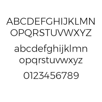 Montserrat Light - main body copy on website