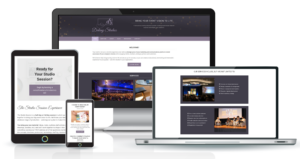 Website for an event production company