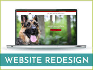 Website redesign for veterinarian
