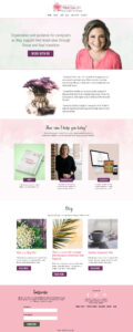web design for caregiving coach