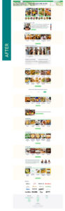 recipe blogger after redesign layout