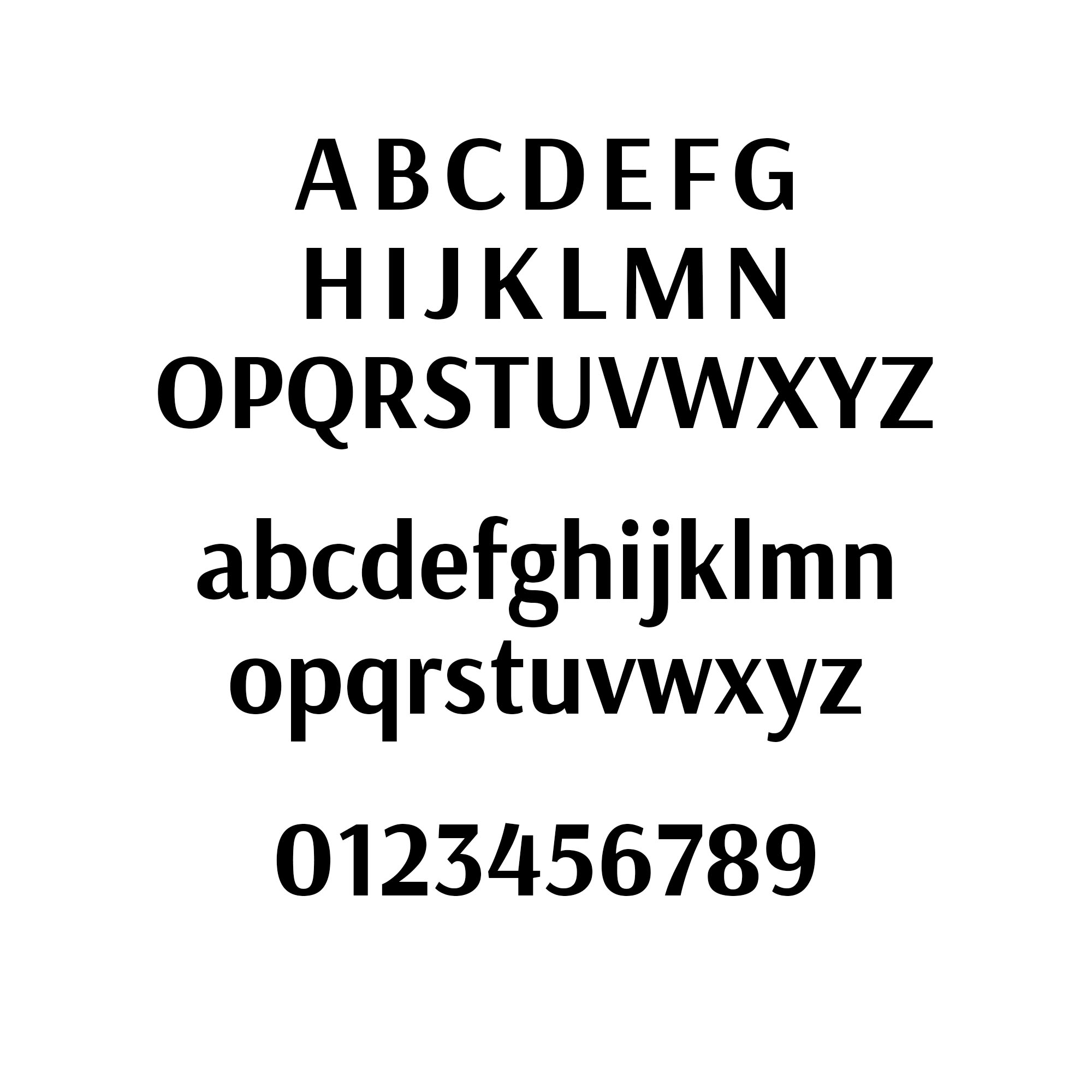 Image of the Arsenal Font