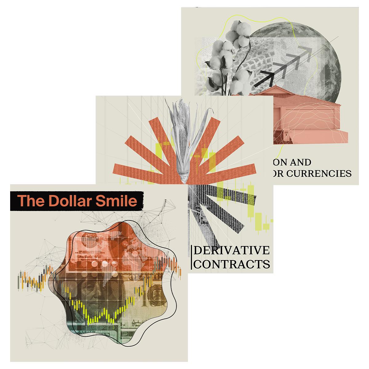 Custom blog and social graphics for financial platform